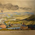 Joachim Ringelnatz: Fabriklandschaft mit Ballon